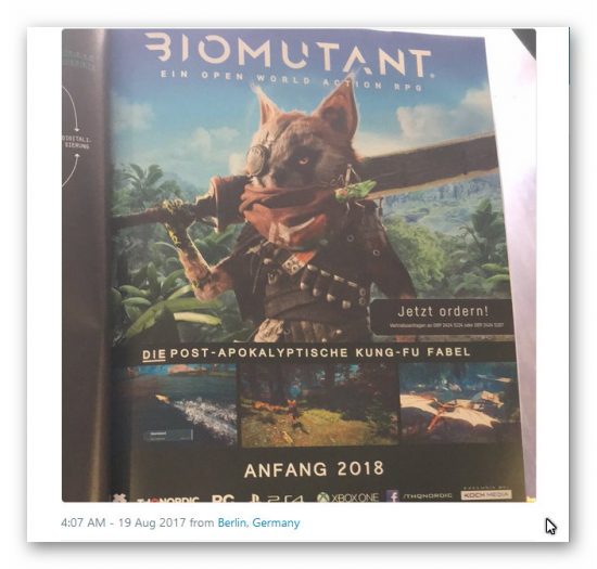 بازی جدید THQ Nordic با نام Biomutant به زودی معرفی می‌شود؟ 1