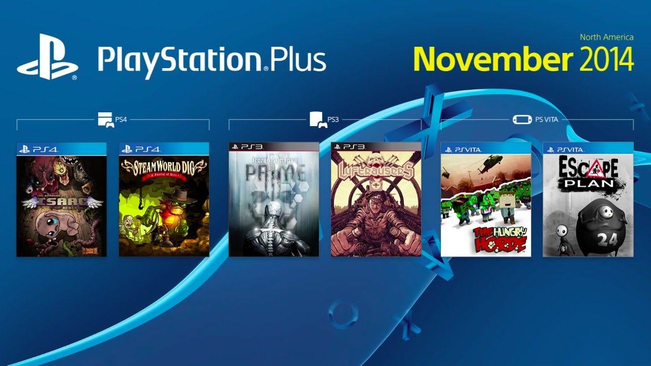 PS Plus و بازی های مجانی ماه نوامبر 1