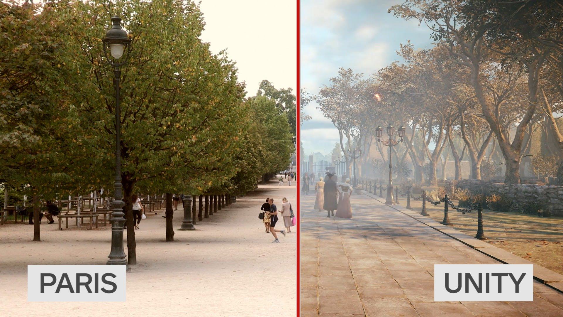 Assassin's Creed Unity: Real Life vs. In-Game Paris 1