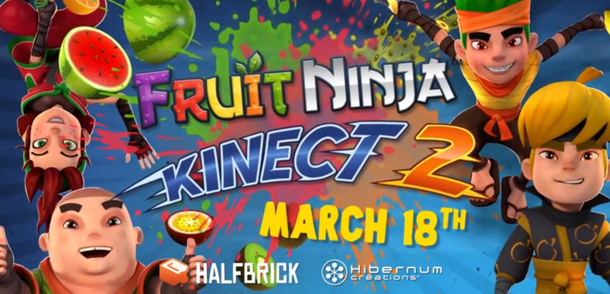 ویدئوی تبلیغاتی Fruit Ninja Kinect 2 3