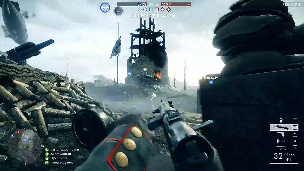 E3 2016 - سی دقیقه از گیم پلی مولتی پلیر Battlefield 1 3