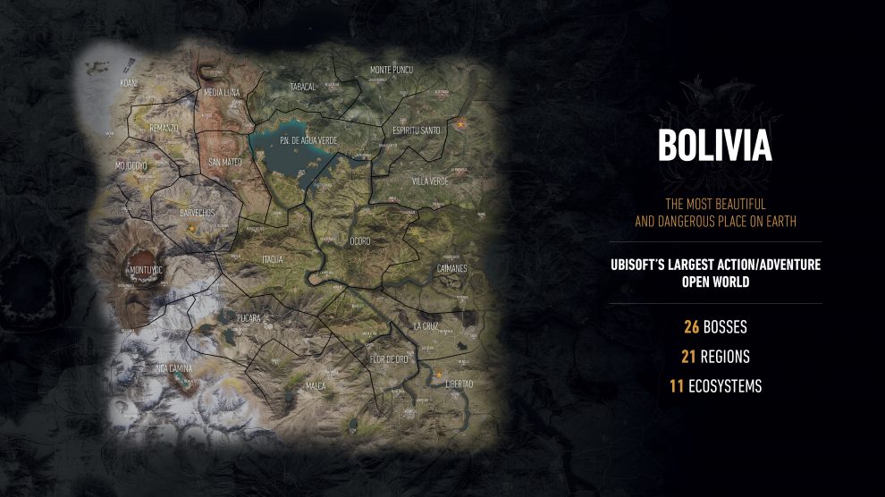 نقشه Ghost Recon Wildlands به نمایش درآمد 2