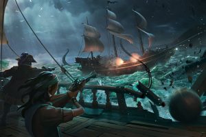 تماشا کنید: پنج دقیقه از گیم‌پلی Sea of Thieves 5