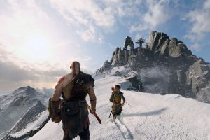 گیم‌پلی God of War در کنفرانس سونی روی PS4 معمولی اجرا شده - E3 2017