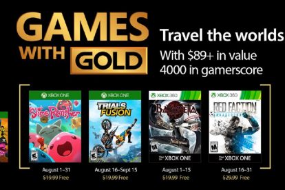 لیست نهایی بازی‌های رایگان ماه آگوست Xbox Live Gold به صورت رسمی اعلام شد