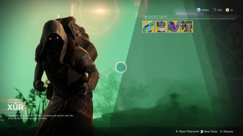 محل قرارگیری و آیتم‌های قابل فروش Xur در Destiny 2 برای هفته سوم ماه سپتامبر