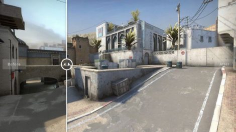تصاویری جدیدی از نسخه بازسازی شده نقشه Dust2 در Counter-Strike Global Offensive 3