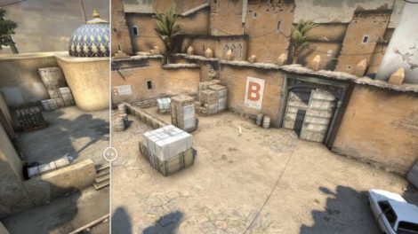 تصاویری جدیدی از نسخه بازسازی شده نقشه Dust2 در Counter-Strike Global Offensive 1