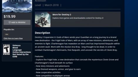 نام بسته الحاقی دوم Destiny 2 فاش شد 2