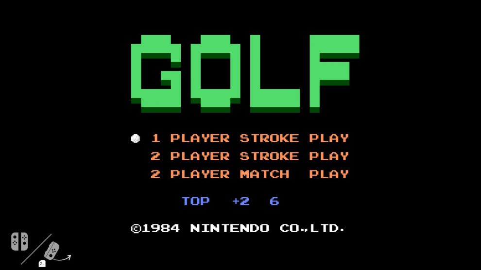 حذف NES Golf از Nintendo Switch