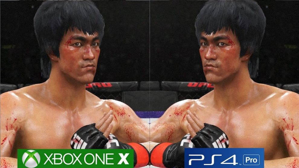 تماشا کنید: مقایسه گرافیکی UFC 3 روی Xbox One X و PS4 Pro