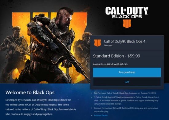 بازی Call of Duty Black Ops 4 از پرداخت درون برنامه‌ای استفاده می‌کند 1