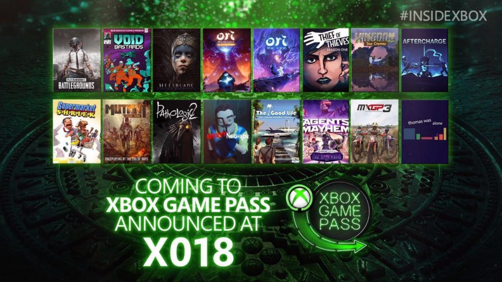 معرفی PUBG و Hellblade همراه با 14 بازی دیگر برای Xbox Game Pass