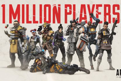 تعداد کاربرهای بازی Apex Legends طی 8 ساعت به یک میلیون نفر رسید