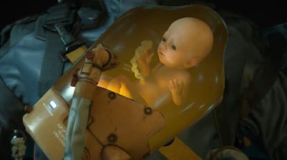 کاراکتر BB در Death Stranding، با شما از طریق دسته‌ی PS4 صحبت خواهد کرد! 6