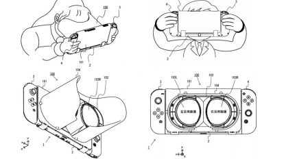 حق ثبت اختراع جدید نینتندو: Nintendo Switch VR