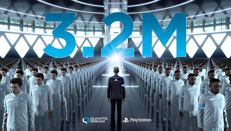 فروش بیش از 3 میلیون نسخه‌ای Detroit: Become Human 1
